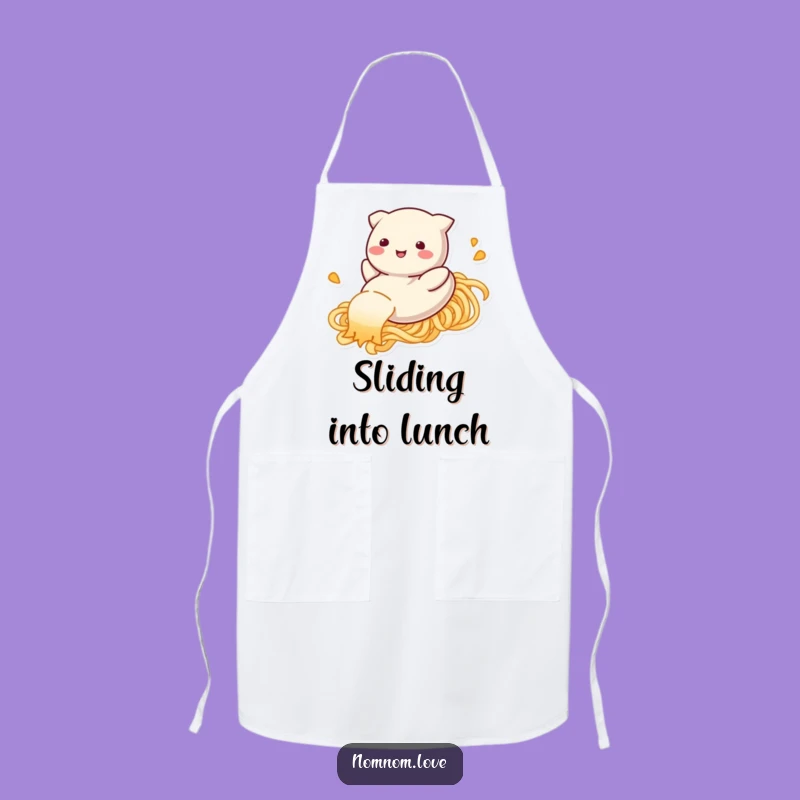 Funny Dumpling Noodle Slide Apron: Cook with Joy with This Hilarious Foodie Essential