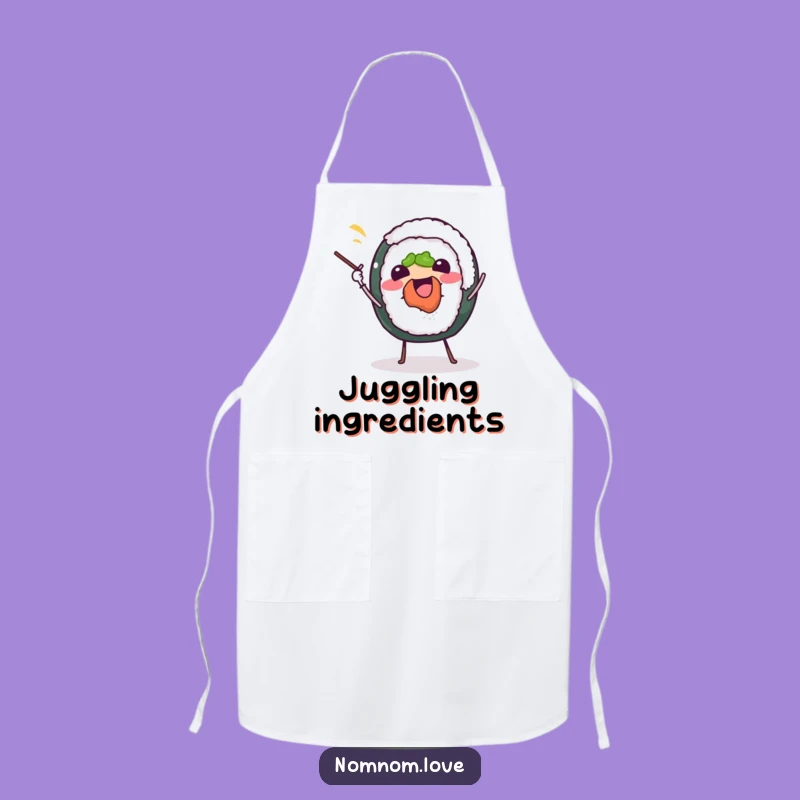 Funny Sushi Juggling Apron: Cook with Joy with This Hilarious Foodie Essential