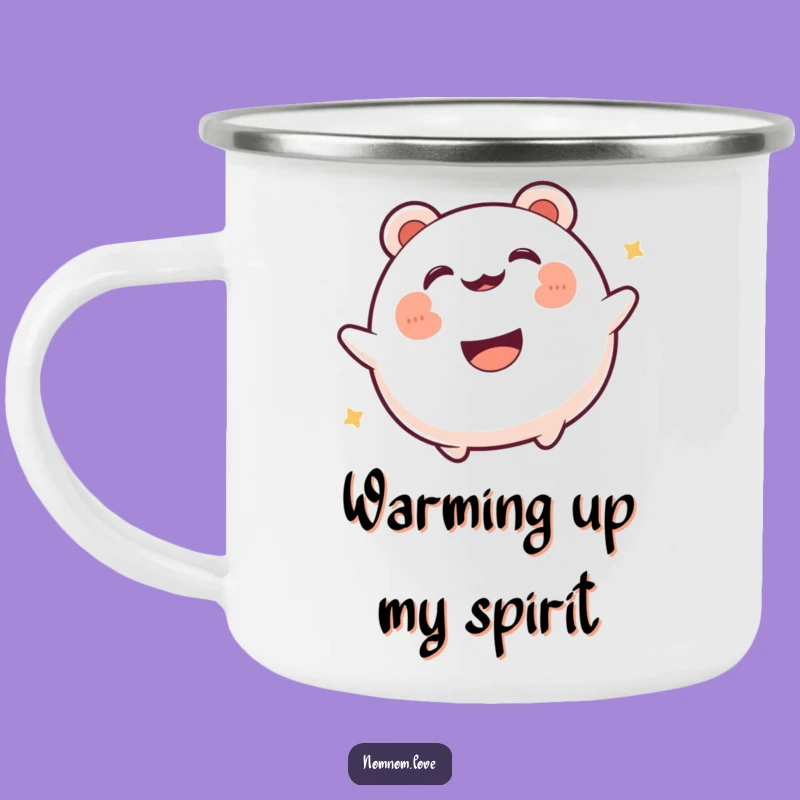 Funny Bao Bun Campfire Mug - Bouncy Foodie Outdoor Gift - Hilarious!