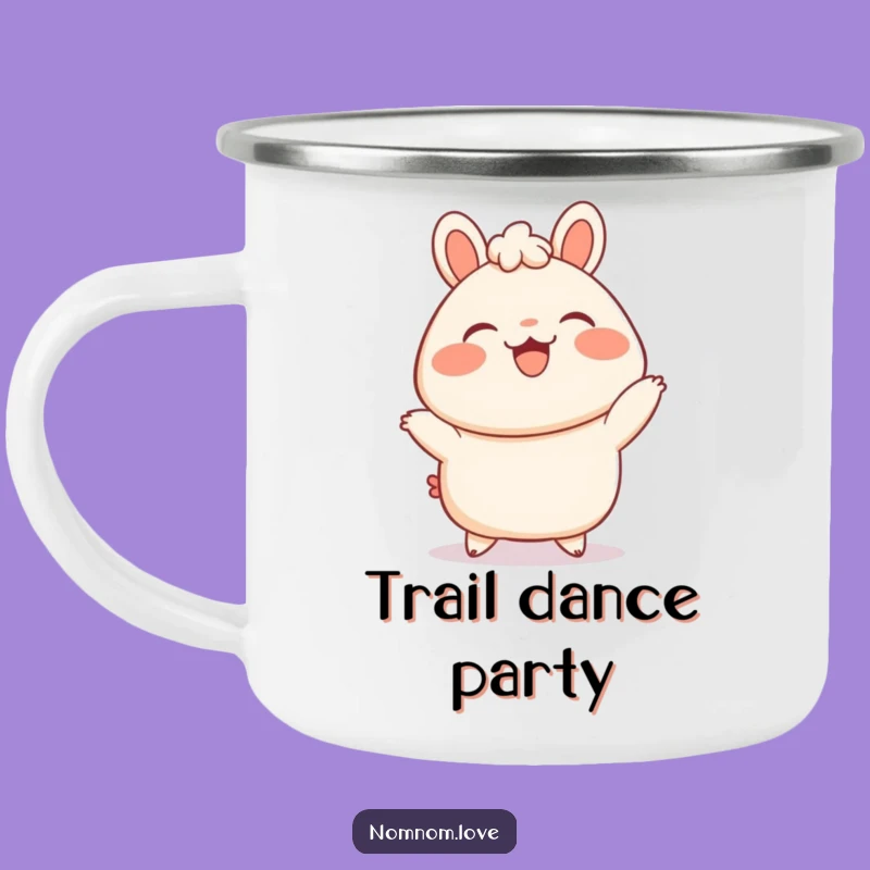Funny Bao Bun Dance Camping Mug - Durable & Hilarious Outdoor Cup, Foodie Gift