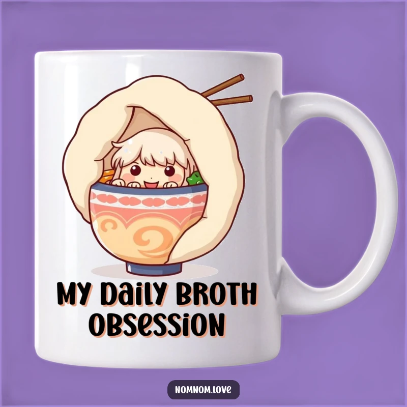 Funny Ramen Bowl & Dumpling Mug - Hilarious Noodle Lover Gift for Foodies