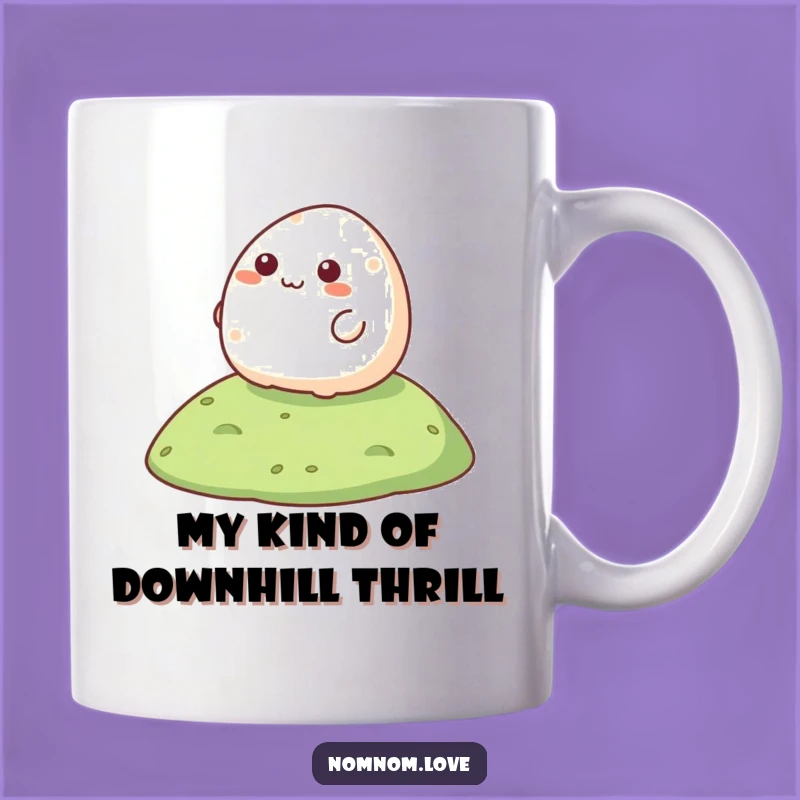 Funny Mochi Rolling Mug - Happy Dessert Gift for Dessert Lovers