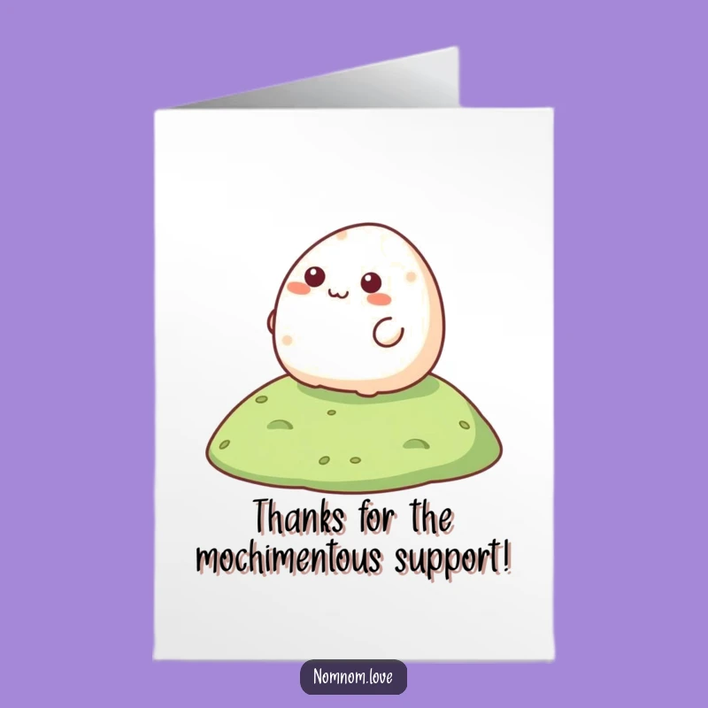 Gooey Free Printable Mochi Thank You Card - Express Gratitude with Humor