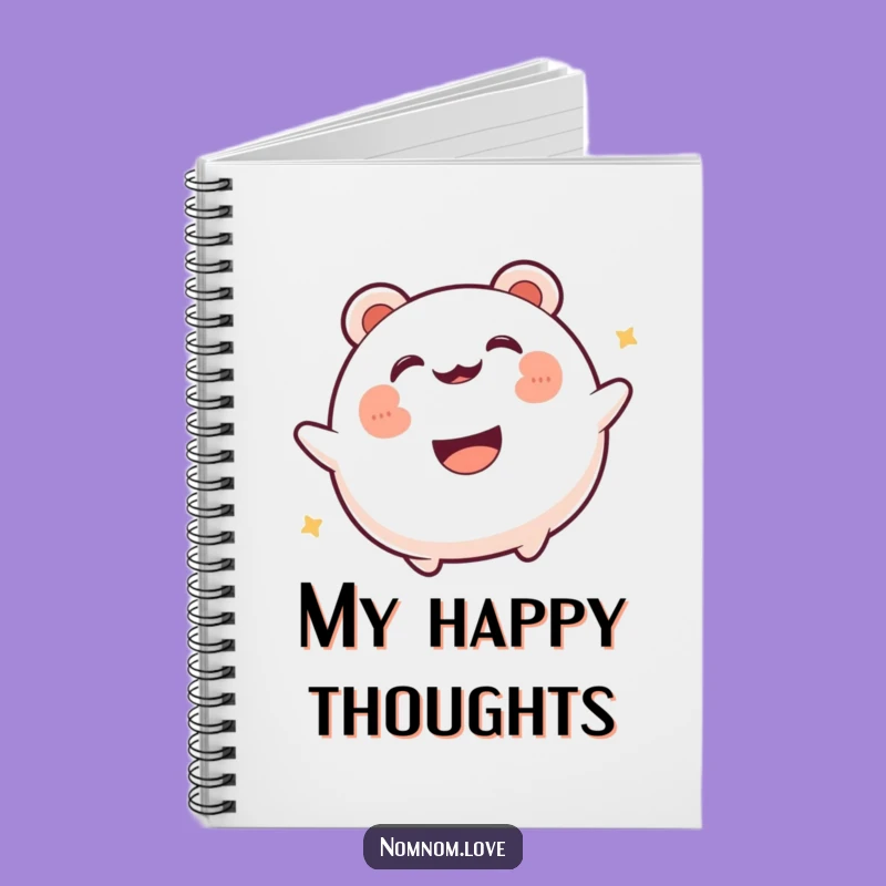 Funny Bao Bun Notebook - Gleeful Foodie Journal - Great Gift for Snack Lovers!